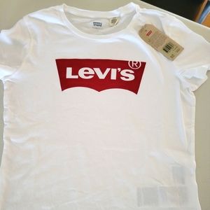 LEVI'S Tshirt, SZ S white